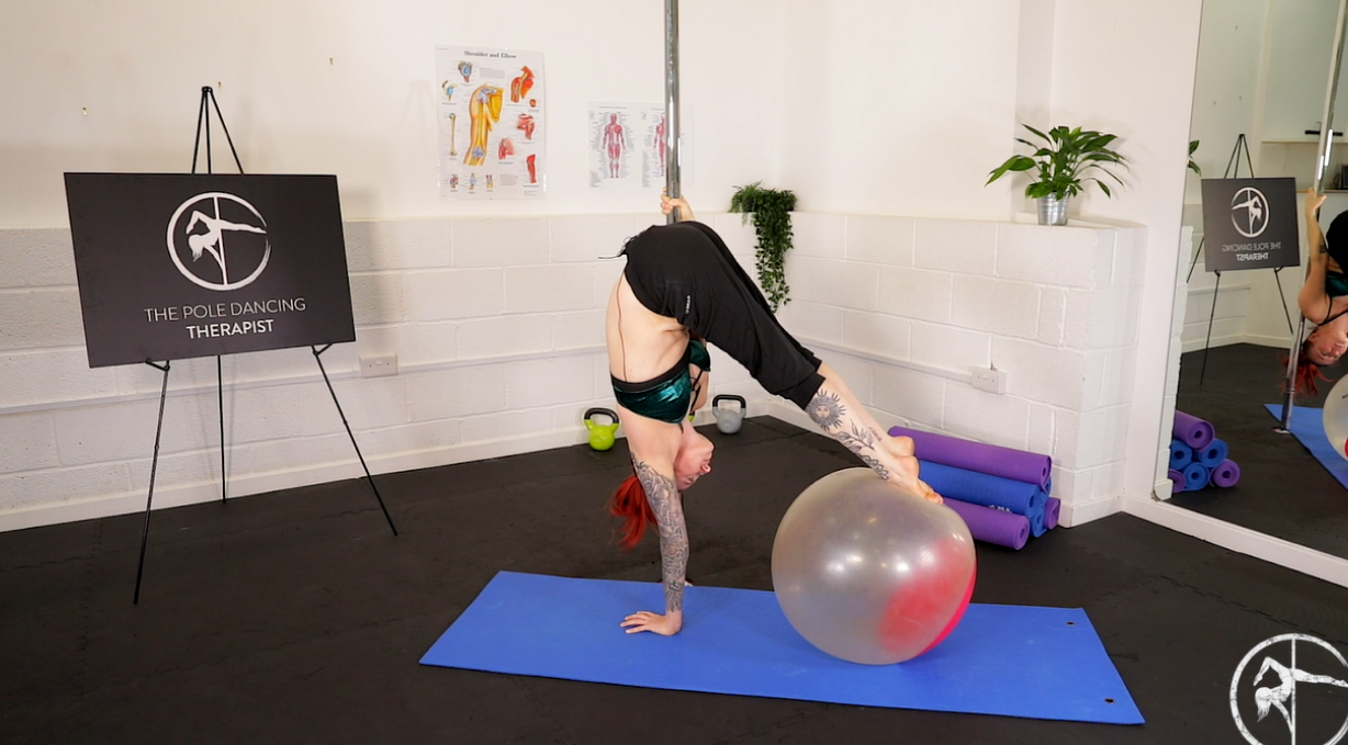 Twisted Grip Handstand Drill