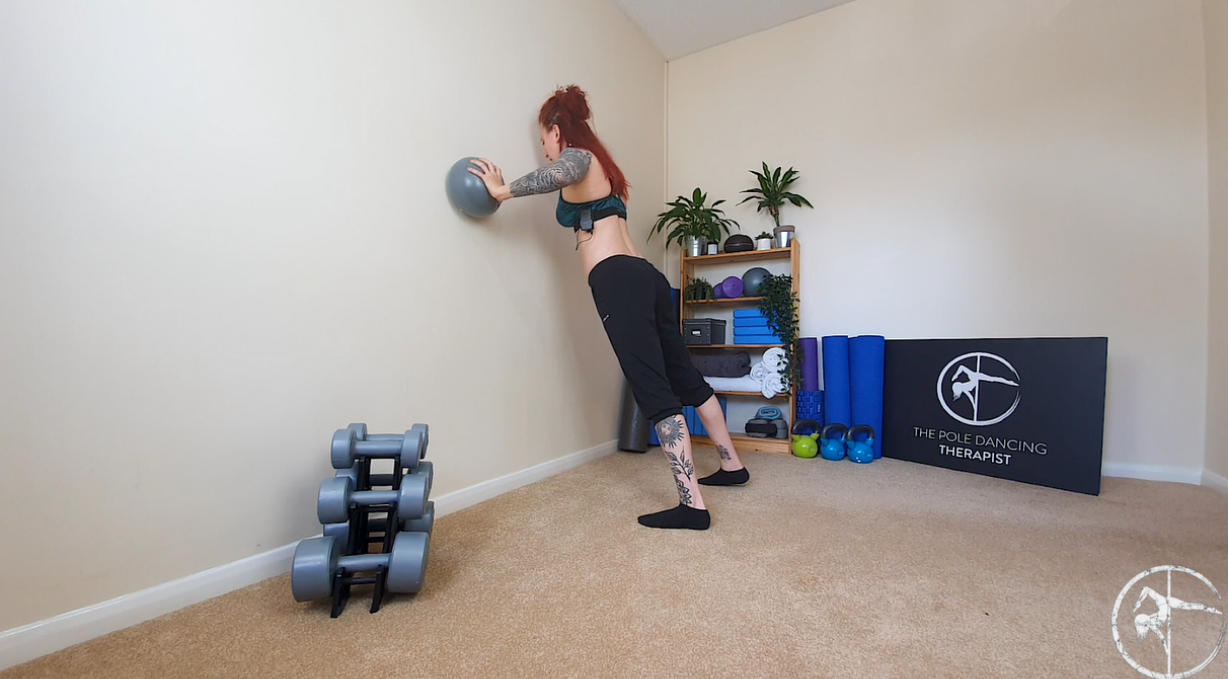One Handed Wall Press Ups